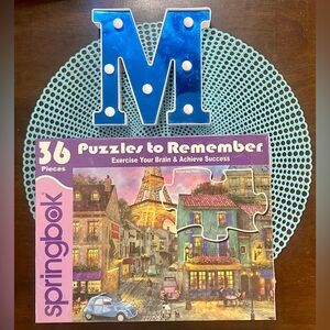 Springbok Eiffel Magic Puzzle 36 PC | Extra Large Alzheimer’s | Factory Sealed